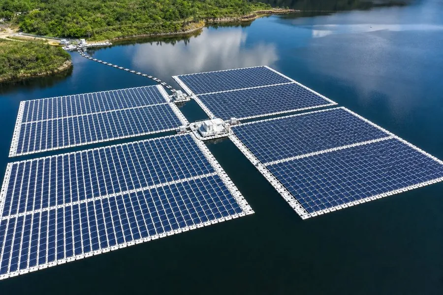 Floating solar project